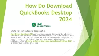 Download and Install QuickBooks Desktop 2024
