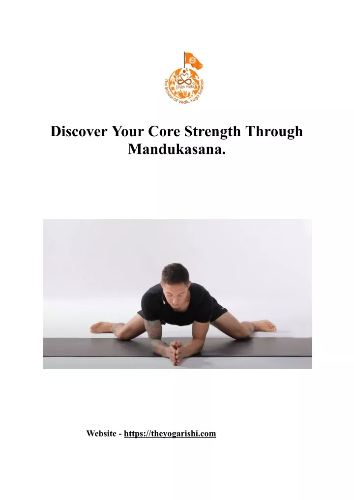 discover your core strength through mandukasana