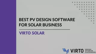 Best PV Design Software  for Solar Business