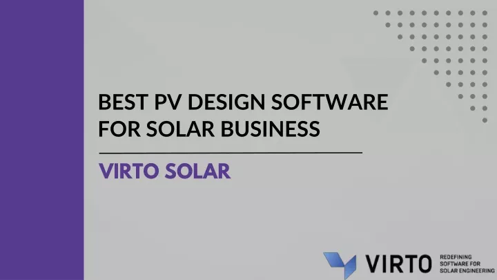 best pv design software for solar business