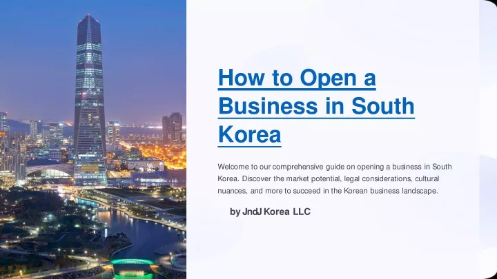 how to open a business in south korea