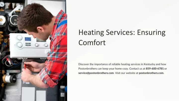 heating services ensuring comfort
