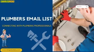 Plumbers Email List - InfoGlobalData