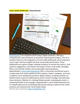 social media dashboards reportgarden