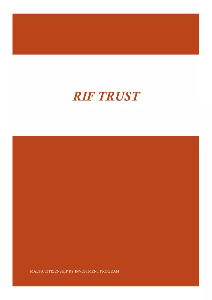 rif trust