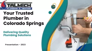 Your Trusted Plumber in Colorado Springs