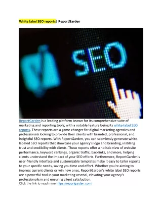 white label seo reports reportgarden