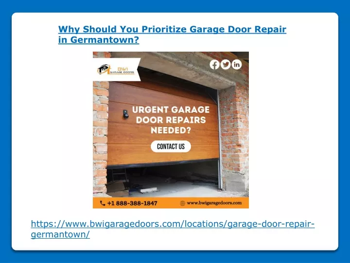 why should you prioritize garage door repair