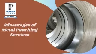 Advantages of Metal Punching Services In CA