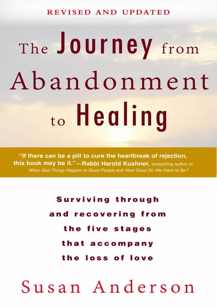 the journey from abandonment to healing