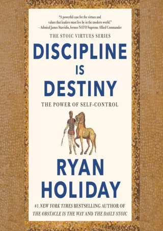 Read ebook [PDF] Discipline Is Destiny: The Power of Self-Control