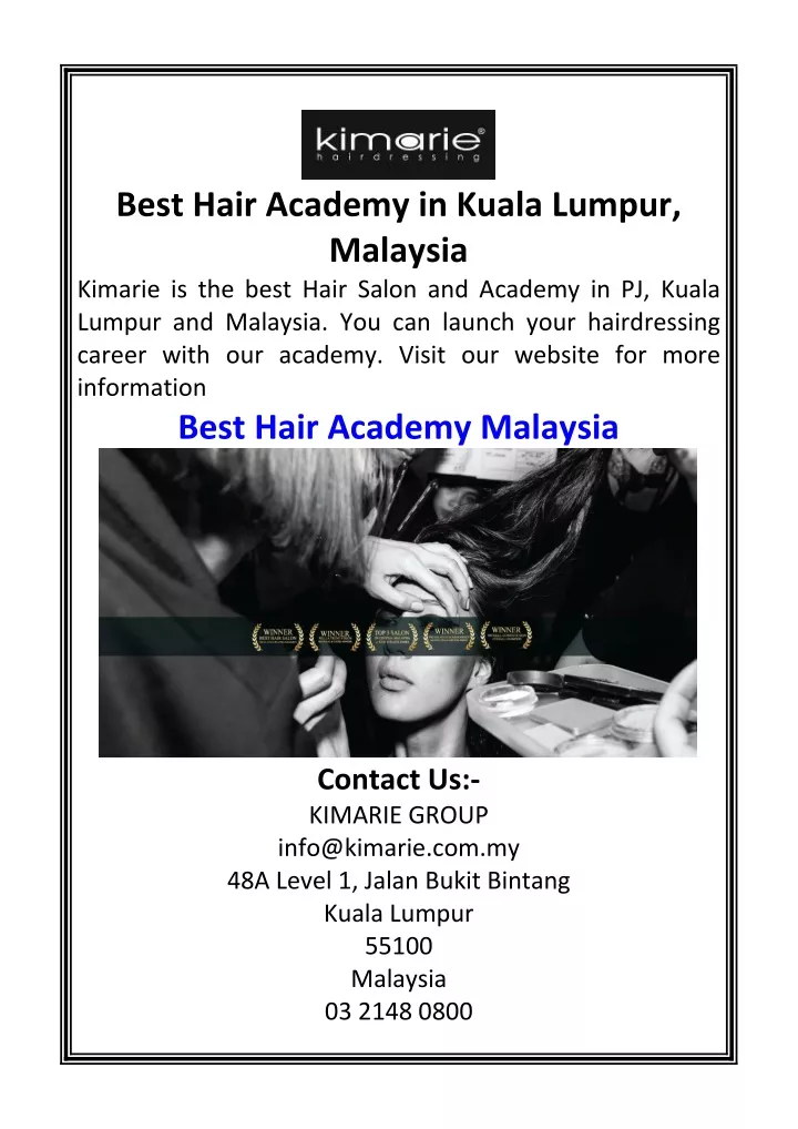 best hair academy in kuala lumpur malaysia