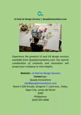Ui And Ux Design Services  Queplyinnovations.com