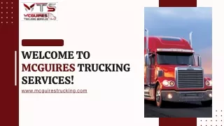 Long Island Trucking Company - McGuires Trucking Services