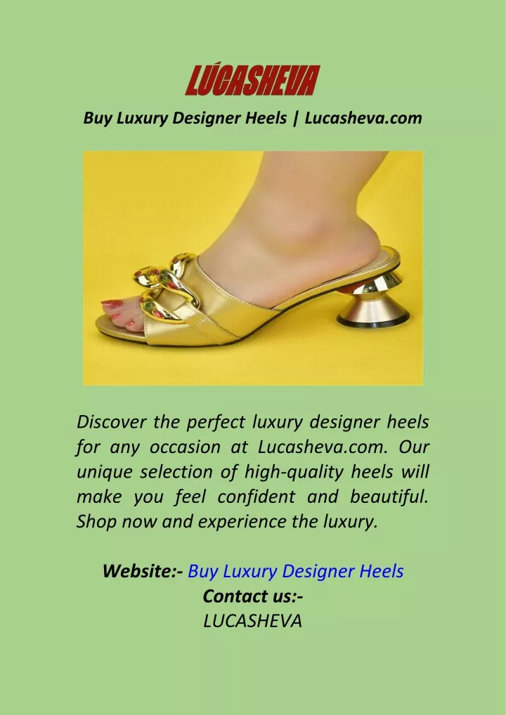 buy luxury designer heels lucasheva com