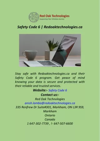 Safety Code 6  Redoaktechnologies.ca