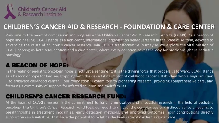 children s cancer aid research foundation care