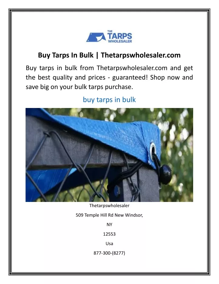 buy tarps in bulk thetarpswholesaler com