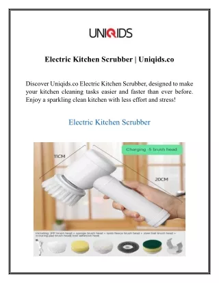 Electric Kitchen Scrubber Uniqids.co