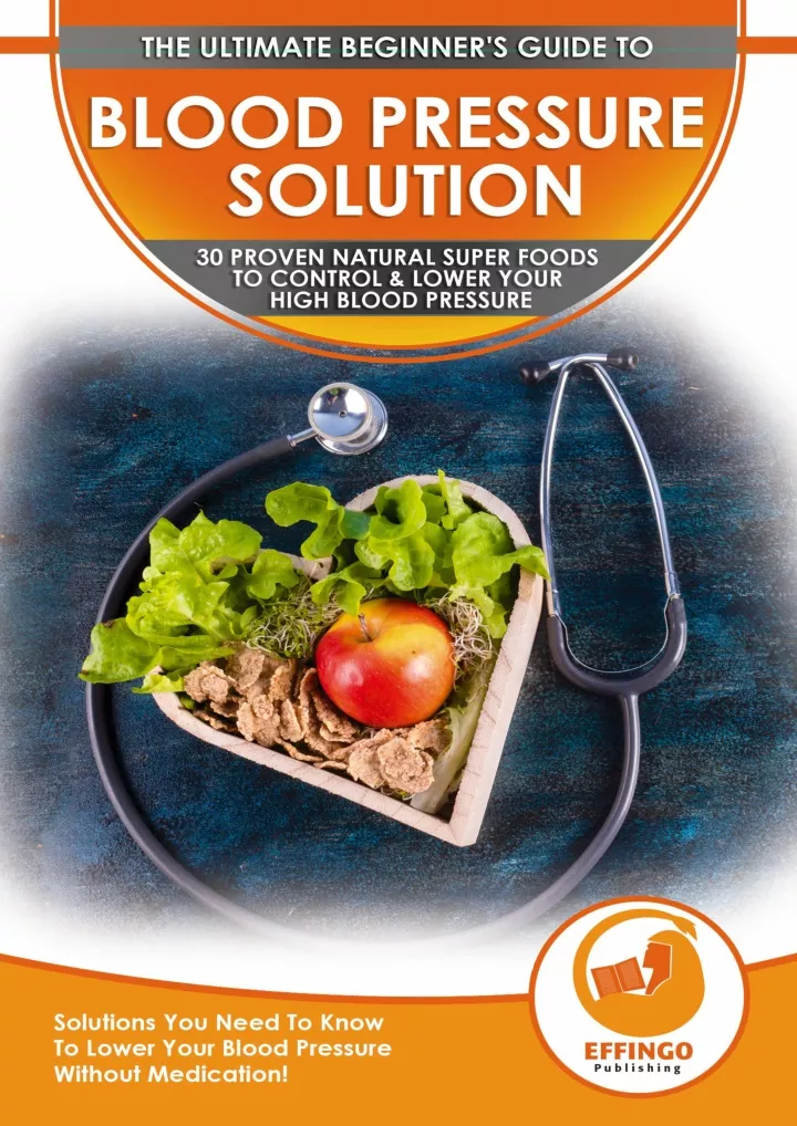 blood pressure solution beginner s 30 proven