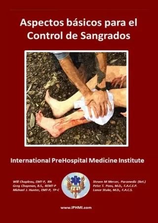 get [PDF] Download Aspectos básicos para el Control de Sangrados (Spanish Editio