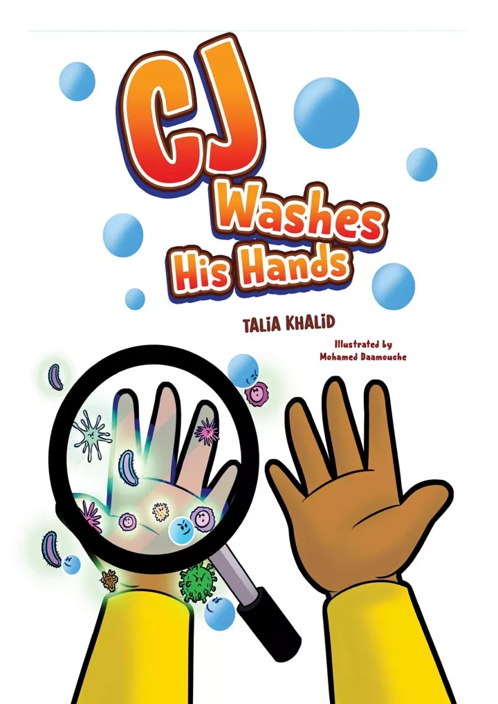 cj washes his hands personal hygiene creating