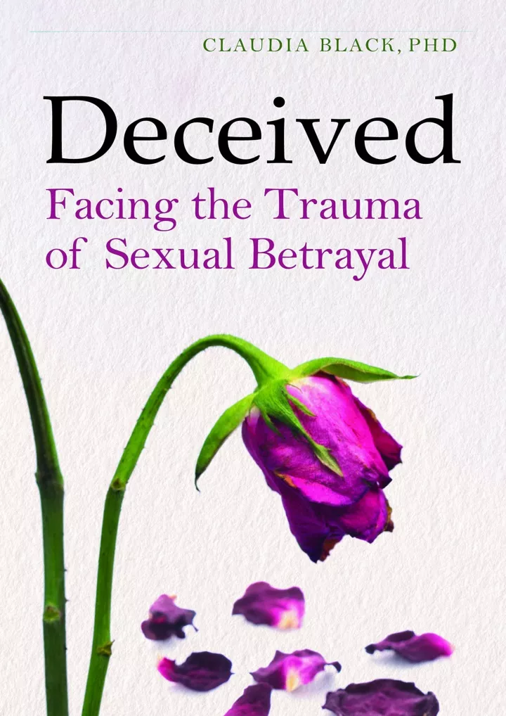 deceived facing the trauma of sexual betrayal