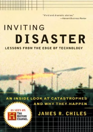 PDF_ Inviting Disaster: Lessons From the Edge of Technology epub