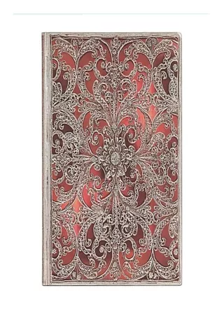 [READ DOWNLOAD] Paperblanks | Garnet | Silver Filigree Collection | Softcover Fl