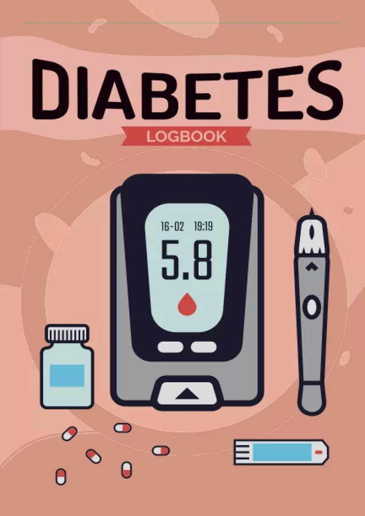 diabetes log book blood sugar glucouse levels