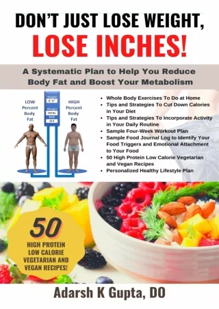 [PDF READ ONLINE] Don't Just Lose Weight, Lose Inches!: A Systematic Plan To Hel