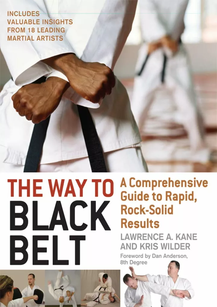 the way to black belt a comprehensive guide