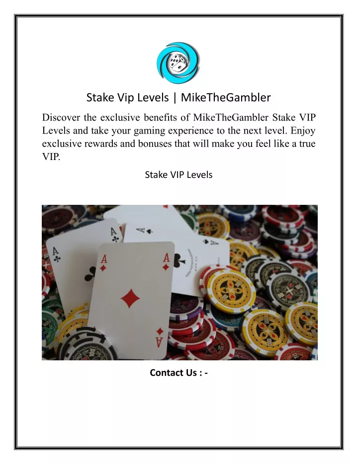 stake vip levels mikethegambler