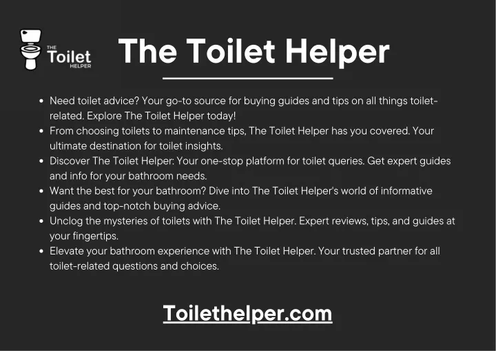 the toilet helper