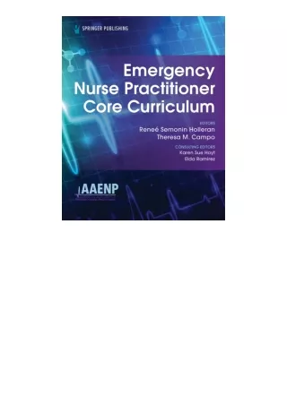 Download Emergency Nurse Practitioner Core Curriculum Unlimited