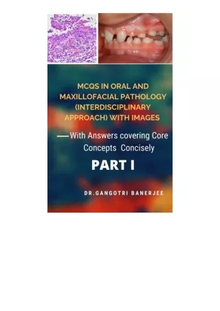 Pdf Read Online Mcqs In Oral And Maxillofacial Pathology Interdisciplinary Appro