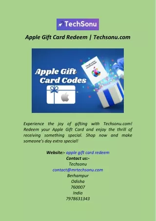 apple gift card redeem techsonu com