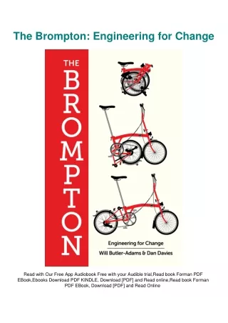 DOWNLOAD eBooks The Brompton Engineering for Change