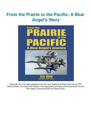 DOWNLOAD eBook From the Prairie to the Pacific A Blue Angel's Story