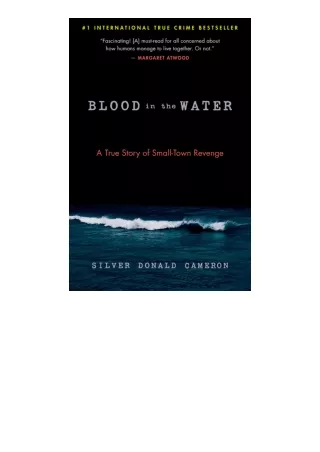 Ebook Download Blood In The Water A True Story Of Small Town Revenge For Android