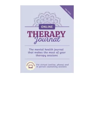 Download Pdf Therapy Journal The Mental Health Journal That Makes The Most Of Yo
