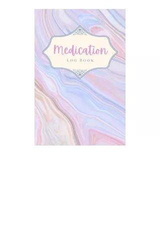 Ebook Download Medication Log Book Personal Medication Administration Diary Reco
