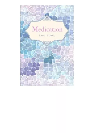 Kindle Online Pdf Medication Log Book Personal Medication Administration Diary R