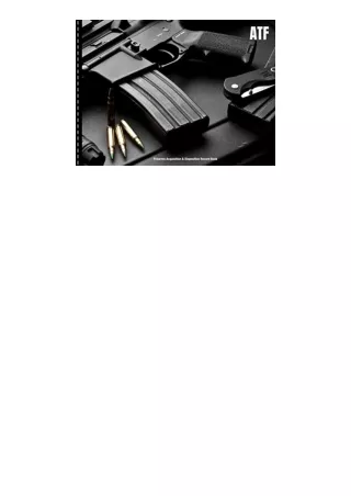 Kindle Online Pdf Firearms Acquisition And Disposition Record Book Atf Track Gun