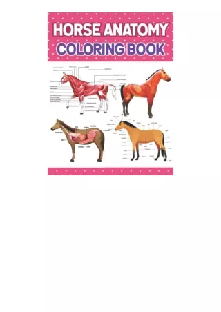 Pdf Read Online Horse Anatomy Coloring Book Horse Anatomy Students Self Test Col