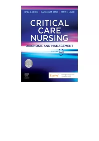 Download PDF Critical Care Nursing E Book Critical Care Nursing Diagnosis full