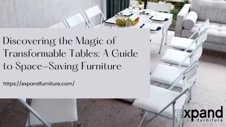 Overview Guide - What Is Space Saving Furniture