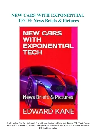 eBook DOWNLOAD NEW CARS WITH EXPONENTIAL TECH News Briefs & Pictures