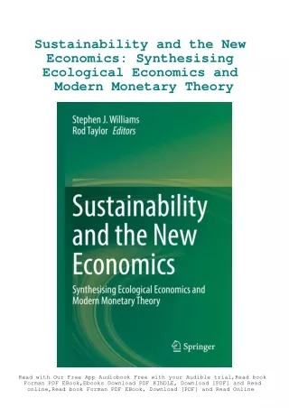 [PDF] eBooks Sustainability and the New Economics Synthesising Ecological Econom