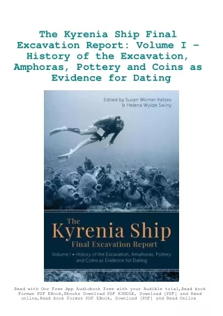 DOWNLOAD Book The Kyrenia Ship Final Excavation Report Volume I - History of the